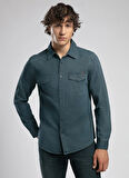 Lee Cooper Slim Fit Erkek Denim Gömlek 252 LCM 141002 WORNER 2 DENIM