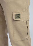 Lee Cooper Normal Paça Bej Erkek Kargo Pantolon 252 LCM 221004 KETGO BEJ