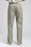 Jogger Cargo Erkek Dokuma Pantolon Haki
