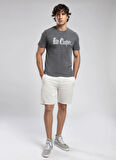 Lee Cooper Relaxed Ekru Erkek Şort 252 LCM 221014 BURF EKRU