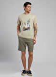 Lee Cooper Relaxed Haki Erkek Şort 252 LCM 221014 BURF HAKİ