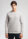 Lee Cooper Yuvarlak Yaka Bej Erkek Sweatshırt 261 LCM 241063 NEWDWADE BEJ