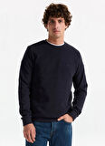 Lee Cooper Yuvarlak Yaka Lacivert Erkek Sweatshırt 261 LCM 241063 NEWDWADE LACİVERT