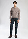 Lee Cooper Polo Yaka Bej Erkek Sweatshırt 261 LCM 241067 NEWBLEND K. BEJ