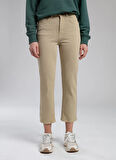 Lee Cooper Yüksek Bel Straight Kahve Kadın Pantolon 261 LCF 221001 CLARA ND 1 KAHVE