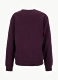 Lee Cooper O Yaka Düz Bordo Kadın Sweatshırt 261 LCF 241011 PETRA BORDO
