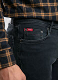 Lee Cooper Normal Bel Slim Straight Mavi Erkek Denim Pantolon 261 LCM 121006 JAGGER GERMANKE OD