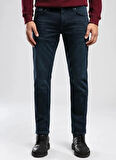 Lee Cooper Normal Bel Slim Straight Mavi Erkek Denim Pantolon 261 LCM 121019 JAGGER ALDORA MID