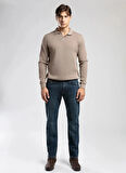 Lee Cooper Normal Bel Straight Mavi Erkek Denim Pantolon 261 LCM 121044 HARRY HIROSHI DARK