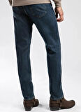 Lee Cooper Normal Bel Straight Mavi Erkek Denim Pantolon 261 LCM 121044 HARRY HIROSHI DARK