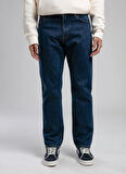 Lee Cooper Yüksek Bel Straight Mavi Erkek Denim Pantolon 261 LCM 121049 RICKY LIMPO ISLAND