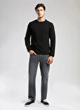 Lee Cooper Yuvarlak Yaka Siyah Erkek Sweatshırt 261 LCM 241032 BEN SİYAH