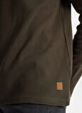Lee Cooper Düğmeli Yaka Haki Erkek Sweatshırt 261 LCM 241034 HEVASA HAKİ