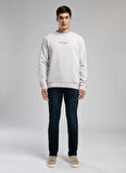 Lee Cooper Yuvarlak Yaka Taş Erkek Sweatshırt 261 LCM 241042 DORRES TAŞ