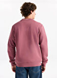Lee Cooper Yuvarlak Yaka Gül Kurusu Erkek Sweatshırt 261 LCM 241042 DORRES GÜL KURUSU