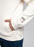 Lee Cooper Kapüşon Yaka Ekru Erkek Sweatshırt 261 LCM 241071 NATHAN EKRU