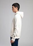 Lee Cooper Kapüşon Yaka Ekru Erkek Sweatshırt 261 LCM 241071 NATHAN EKRU