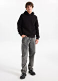 Lee Cooper Kapüşon Yaka Siyah Erkek Sweatshırt 261 LCM 241071 NATHAN SİYAH