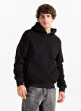 Lee Cooper Kapüşon Yaka Siyah Erkek Sweatshırt 261 LCM 241071 NATHAN SİYAH