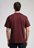 Lee Cooper Yuvarlak Yaka Mürdüm Erkek T-Shirt 261 LCM 242003 WEST MÜRDÜM