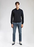 Lee Cooper Normal Bel Slim Straight Mavi Erkek Denim Pantolon 261 LCM 121068 JAGGER POSEY IRISH