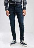 Lee Cooper Normal Bel Slim Fit Mavi Erkek Denim Pantolon 261 LCM 121074 JACK EASTER OD BLACK