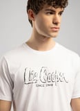 Lee Cooper Beyaz Erkek Regular Fit T-Shirt 262 LCM 242005 DRAWOS BEYAZ