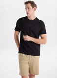 Lee Cooper Siyah Erkek Regular Fit Logo Baskılı T-Shirt 262 LCM 242008 OSWALD SİYAH