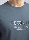 Lee Cooper Füme Erkek Regular Fit Logo Baskılı T-Shirt 262 LCM 242012 DESAVY TAŞ