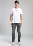 Lee Cooper Beyaz Erkek Regular Fit Logo Baskılı T-Shirt 262 LCM 242045 ORI BEYAZ