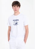 Lee Cooper Beyaz Erkek Regular Fit T-Shirt 262 LCM 242055 WESTON BEYAZ