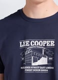Lee Cooper Lacivert Erkek Regular Fit Logo Baskılı T-Shirt 262 LCM 242055 WESTON LACİVERT
