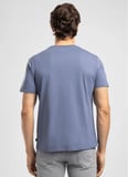 Lee Cooper Yuvarlak Yaka Koyu Mavi Erkek T-Shirt 262 LCM 242004 LONDONLOGO K.MAVİ