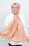 İpekevi Monogram Desenli Şal 5217 Somon