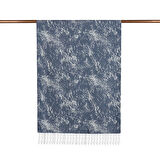 Mermer Desenli İpek Şal 05246 Füme