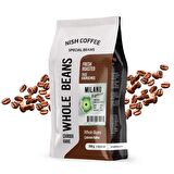 Nish Kahve Espresso Milano Orta Sert-Sert İçim Espresso Kenya Çekirdek Kahve 250 gr