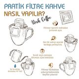 Nish Kahve Pratik Filtre Kahve Kenya Orta Sert-Sert İçim Öğütülmüş Kenya Filtre Kahve 50 gr