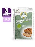 Taş Değirmen Siyez Unu 1 Kg 3 Adet