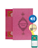 Rahle Boy 30 Cüz Kur'an-ı Kerim (Pembe, Karton Kapak, Kutulu)