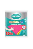 SMARTER RENKRENK TEMİZLİK BEZİ 15 Lİ