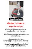 PONY GRİ TEMİZ & KİRLİ SUYU AYIRMA ÖZELLİĞİ OTOMATİK TEMİZLİK SETİ MOP PASPAS