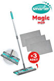 SMARTER MAGIC MOP + 3 YEDEK PASPAS MANDALLI TEMİZLİK SETİ