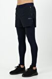 Maraton Active Slimfit Erkek    Koşu Lacivert Şort 21989