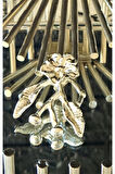 Gümüş Metal Kristal Peçetelik