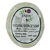 Doğal Süngerli Eşek Sütü Sabunu 125 Gr