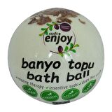 Beyaz Gül El Yapımı Banyo Bombası Banyo Topu Beyaz 90-120 Gr