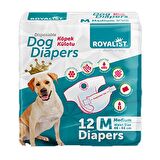 Royalist Köpek Alt Bağlama Bezi Medium 46-66 cm 12 Adet