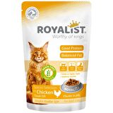 Royalist Tavuk Etli Jelly Konserve Yetişkin Kedi Maması 85 Gr
