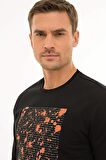 Erkek Siyah Standart Fit Sweatshirt G021SZ082.000.1235931