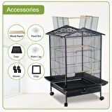 CocodyPet A08 Papağan Kafesi Ayaklı 46x46x86